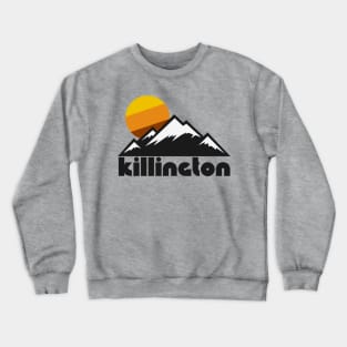 Retro Killlington ))(( Tourist Souvenir Travel Vermont Design Crewneck Sweatshirt